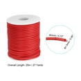 Uxcell 27 Yards 3mm PVC Hollow Pipe Rubber Cord 1.5mm ID with Plastic