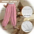 thumbnail image 6 of DISNIMO Pink Guinea Pig Bloomers Pants for Girls Bloomer Harem Pants Girls 3-7 Long Pants Kids Girls Sweatpants Loose Leg Yoga Pants for Girls Casual Joggers for Kids Beach Pants Harem Bloomers, 6 of 7