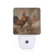 thumbnail image 1 of Balery Oil Painting Chicken And Duck Luz Nocturna LED con Sensor Automático, Enchufe con Sensor Crepuscular, Luz Suave de 0.5W para Dormitorio, Pasillo, Baño-UK, 1 of 7