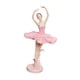 thumbnail image 2 of Figura de bailarina, adorno de escritorio, decoración del hogar, regalo de inauguración de la casa, obra de arte, moda Rosa, 2 of 9