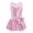 Pink, variant on MSEMIS Kids Girls Sequins Ballet Dance Tutu Dress Jazz Latin Costume Navy Blue 12