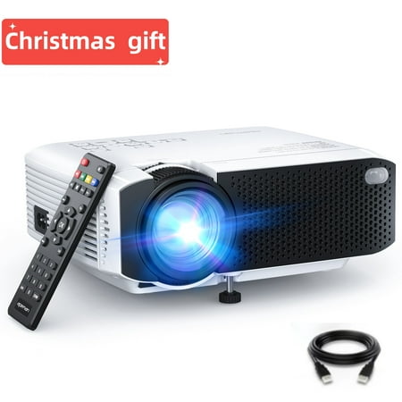 APEMAN Upgraded 1080P Supported Mini Portable LCD Projector with 50000Hours and 180" Large Size, Gift choice