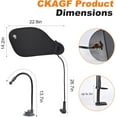 thumbnail image 4 of Foldable Sun Glare Blocker Desk Privacy Shield Computer Monitor Adjustable Shade for Office Workers, 4 of 9