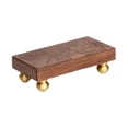 thumbnail image 3 of Pedestal de madera, expositor decorativo multifuncional, pedestal de madera 14 cm x 7 cm x 4 cm, 3 of 9