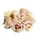 thumbnail image 2 of 10 rosas artificiales de seda de 4,5 cm para decoración del hogar, fiestas y bodas. champán, 2 of 7