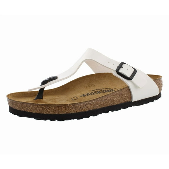 Birkenstock Womens Gizeh Patent Cork Thong Sandals