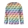 thumbnail image 4 of LOVZFMLL Vestes pour Femmes Mode Blouse Imprimée Manches Longues Sweat à Capuche, 4 of 5