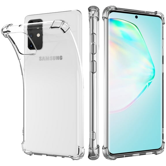 NOGIS Compatible for Samsung Galaxy S20 6.2 Inch Case Crystal Clear Shock Absorption TPU Rubber Gel Case (Transparent)