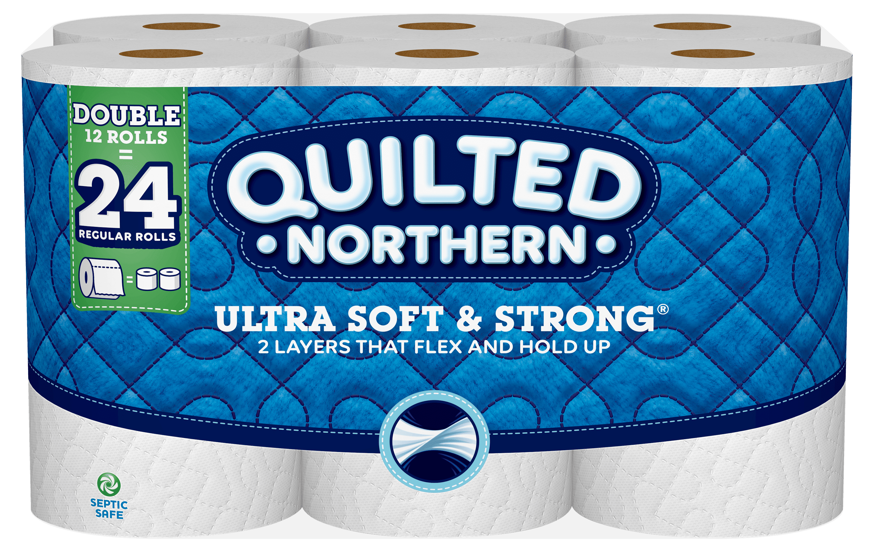 Pack of 48 Double Rolls Quilted Northern Ultra Plush Toilet Paper NEW STOCK 