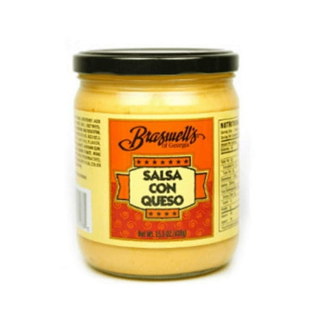 Braswell's Salsa Con Queso Salsa Con Queso Topping for Nachos and Chips | Cheese Dip Queso Cheese | No Trans Fat | Low Carbs | Delicious Sauce |Real Cheese| Medium Creamy Dip | Dip Queso | Dip (Best Toppings For Nachos)