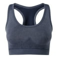 thumbnail image 1 of TriDri - Sujetador Deportivo de Apariencia Denim para Mujer (Vaquero Índigo), 1 of 3