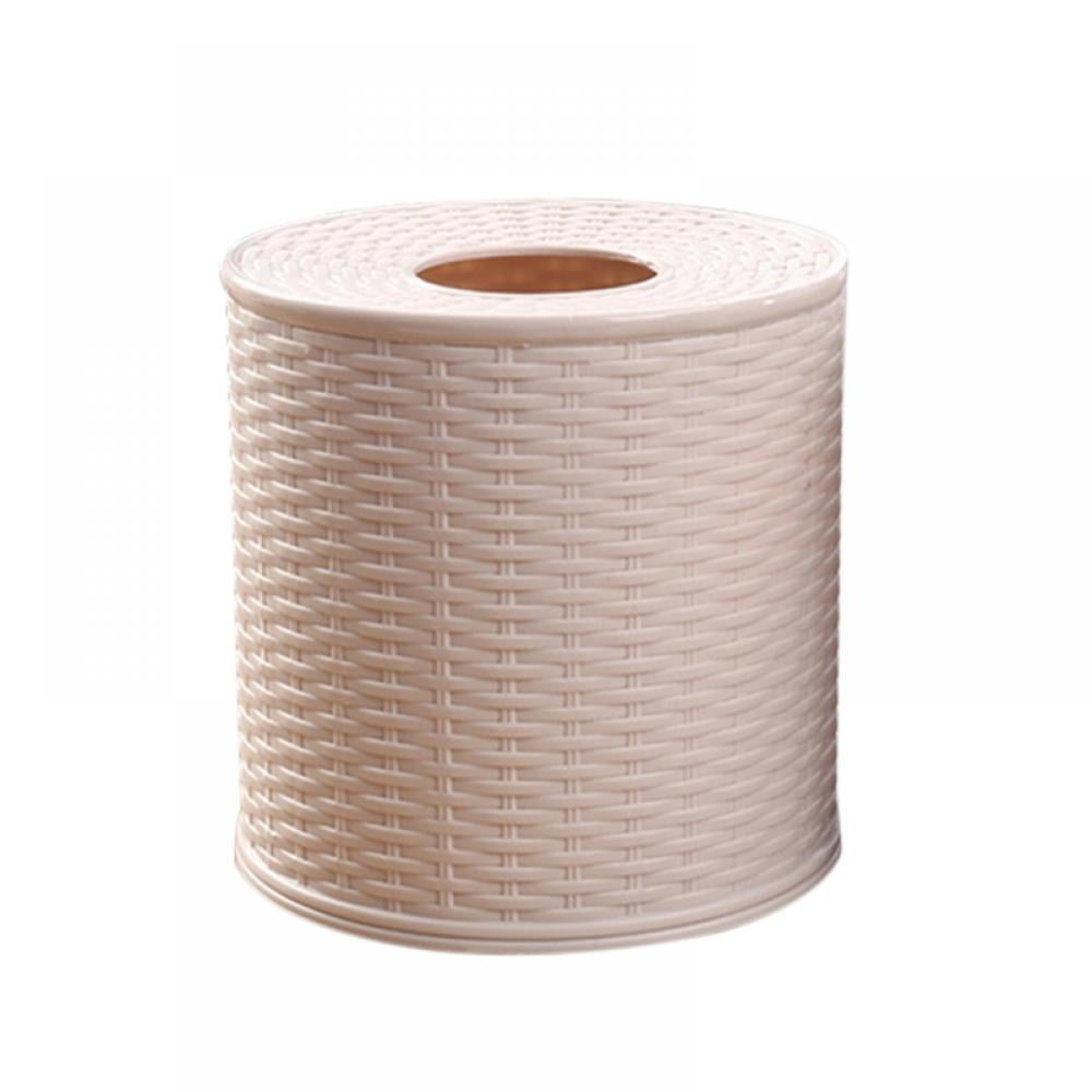 Tall Round Tissue Storage Basket - Toilet Paper Cover - Dear Keaton