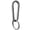 Large Gray w/ Ring, variant on Lightweight Titanium Alloy Keychain Backpack Hanging Buckle Outdoor Carabiner