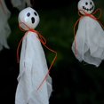 thumbnail image 5 of 16 piezas de adornos colgantes de fantasmas de Halloween - Pequeños adornos colgantes de fantasmas para árboles - Decoración rústica de tela de granja para colgar fantasmas para la decoración del, 5 of 5