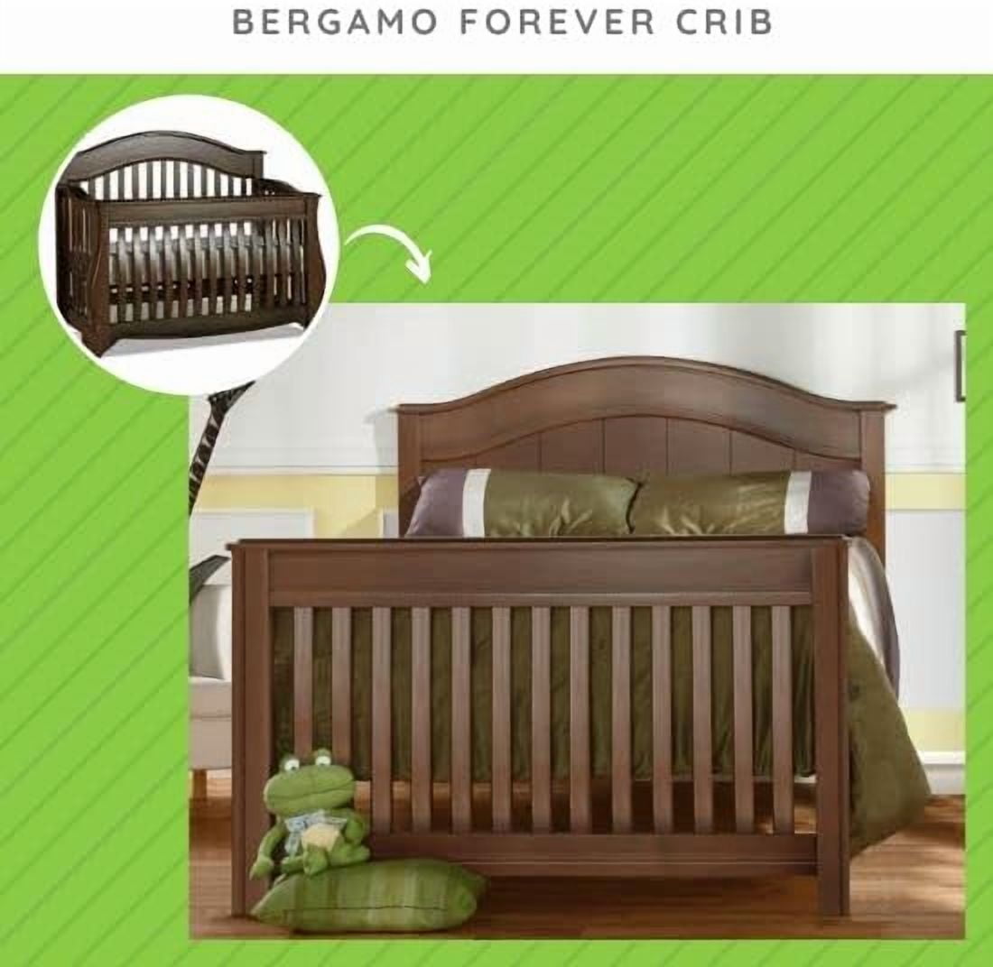 Full-Size Conversion Kit Bed Rails #1216 for Pali Cribs (Earth)