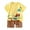 Light Yellow, variant on Boy'S Clothing Animal Print Short Sleeve T-Shirt Tops Casual Shorts Crew Neck Summer Outfits Baby Clothes for Boys 3-6 Months Boys Fashion