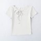 thumbnail image 1 of mfyjkho Tops Elegantes Para Mujer, Blusa Informal De Cuello Redondo Y Manga Corta De Color Liso Para Mujer Tops Para Salir Para Mujer L, 1 of 5