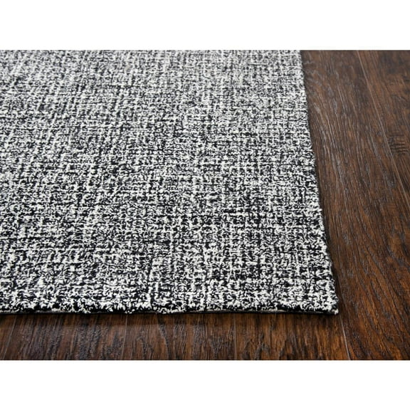 Alora Decor London Black 5' x 8' Hand-Tufted Rug- LD1000