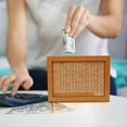 thumbnail image 1 of 5ml Money Box With Counter Wooden Money Storage Box For Storing Change, 1 of 5