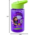 thumbnail image 2 of Silver Buffalo Gabby's Dollhouse Gabby Water Bottle Flip Straw, 16oz, 2 of 5
