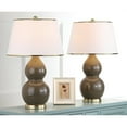 thumbnail image 4 of Safavieh Jill Double- Gourd Ceramic Lamp in Blood Orange (Set of 2), 4 of 8