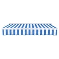 thumbnail image 6 of Awntech 18' x 10' Destin Manual Patio Retractable Awning, Bright Blue/White Stripe, 6 of 7