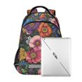 thumbnail image 7 of FORMRS Unisex Backpack Elementary School Travel Bookbag with Reflective Stripes, Vibrant Blooming Flowers, 7 of 7