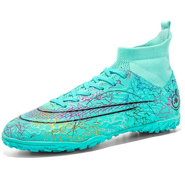 Mens Soccer Shoes Non-Slip Football Boots Cleats Grass Soccer Sneakers Yj068