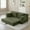 Green, variant on Jopath 73" ConvertibleSofa Bed,2 in 1 Convertible Folding Floor Mattress Couch with Pull Out Bed,Corduroy Floor Sofa for Living Room Bedroom Lounge,No Assembly Required,Black