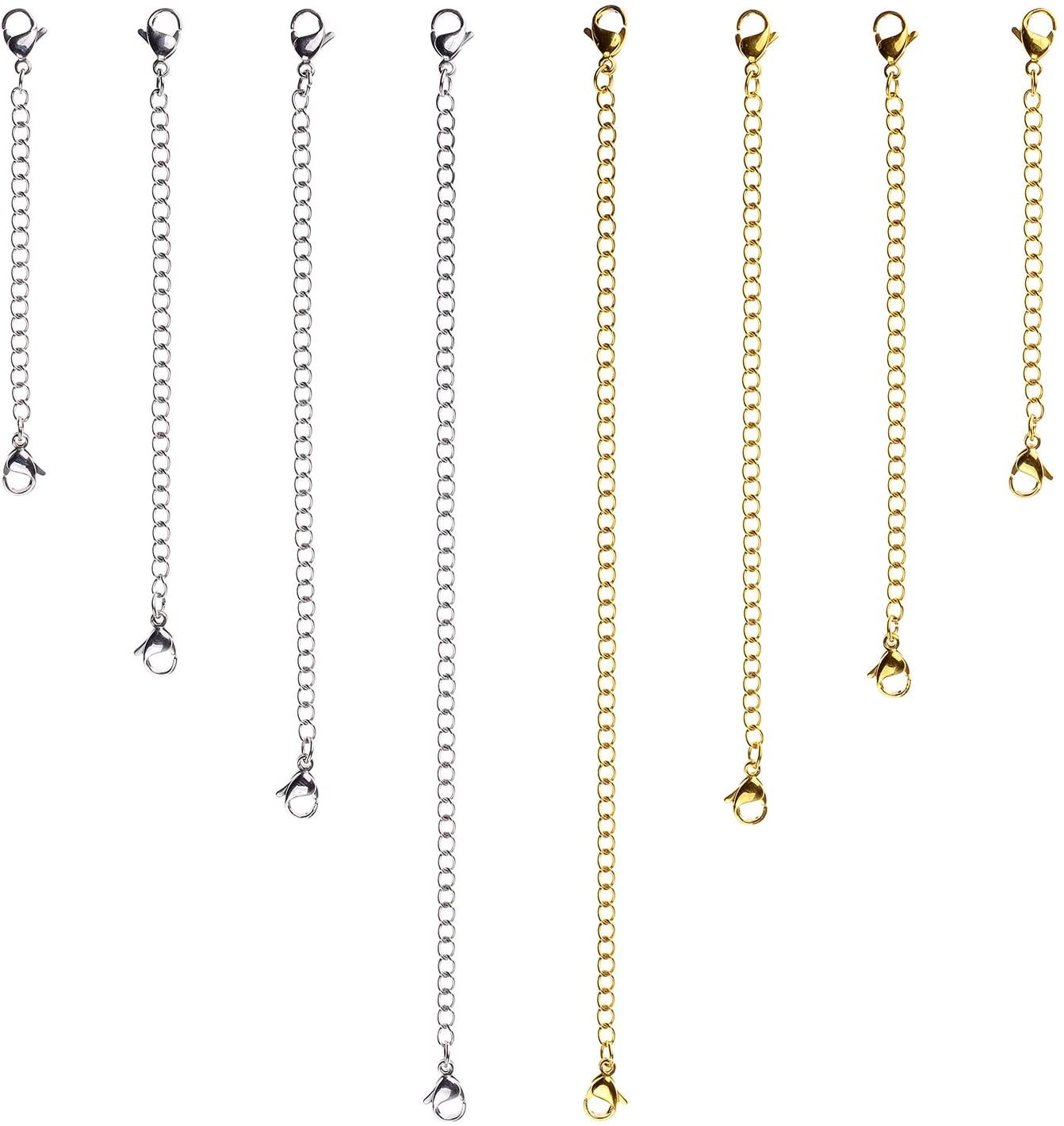  Necklace Extender, 12 PCS Chain Extenders for