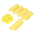 thumbnail image 4 of 100 PCS Etiqueta de oreja de ganado Etiquetas de oreja de identificación de ganado en blanco amarillo de poliuretano para ganado vaca, 4 of 8