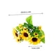 thumbnail image 2 of Decoración del hogar, decoración de habitaciones, decoración de paredes, flores artificiales, margaritas de girasol, simulación de girasoles., 2 of 9