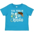 thumbnail image 3 of Inktastic Yes, This is My 1st Rodeo Cowboy Hat with Red Band, Lasso Boys or Girls Baby T-Shirt, 3 of 5