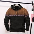 thumbnail image 4 of sunsanly Men Hoodie Drawstring Hooded Sweat Absorption Windproof 3D Digital Printing Long Sleeve Male Hoodie Outdoor Clothing, 4 of 8
