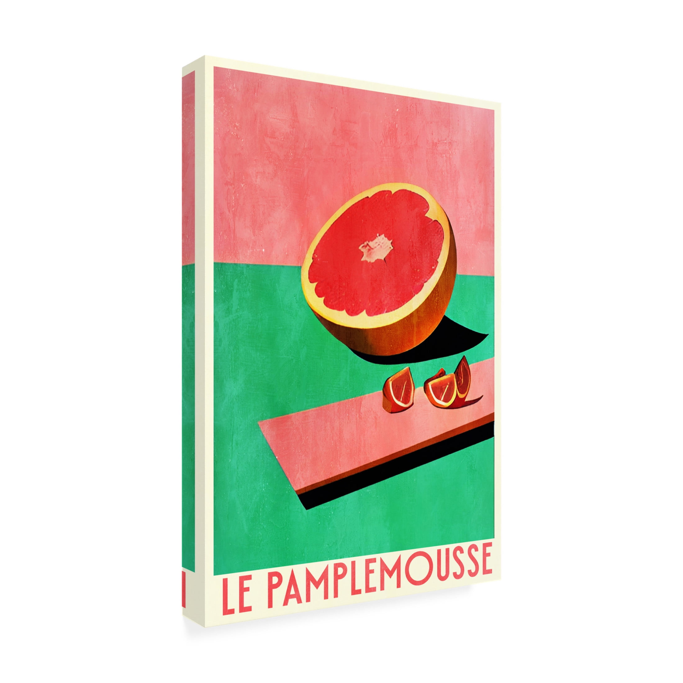 Canvas Wall Art - Bo Anderson 'Le Pamlemousse' Wall Art for Living Room, Bedroom, or Office D?cor by Trademark Fine Art - 12 x 19 Inches