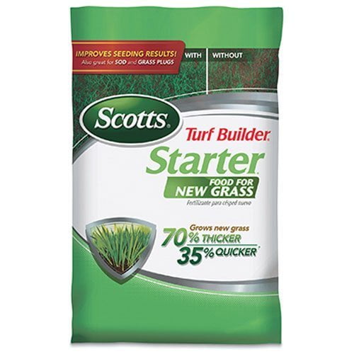 Scotts Turf Builder Starter Food for New Grass, 15 lb. Lawn Fertilizer for Newly Planted Grass
