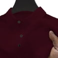 thumbnail image 4 of Men's Solid Short Sleeve Turn-Down Collar Ice Silk Casual Business T-Shirt, 4 of 6
