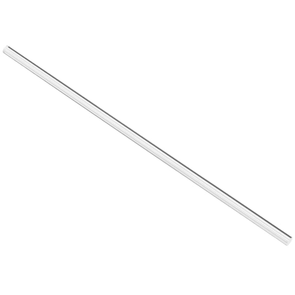 Unique Bargains 6mmx247mm Straight White Line Solid Acrylic Round Rod Bar 2pcs