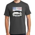 thumbnail image 1 of Buy Cool Shirts '64 Ford Mustang Country Cotton T-shirt, XL Charcoal Gray - Tall, 1 of 3