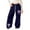 Dark Blue, variant on Gelikeya Cute Bow Sweatpants for Girls Open Bottoms Straight Leg Joggers Casual Loose Athletic Joggers Valentines Day Gifts, Light Blue & 12-13 Years