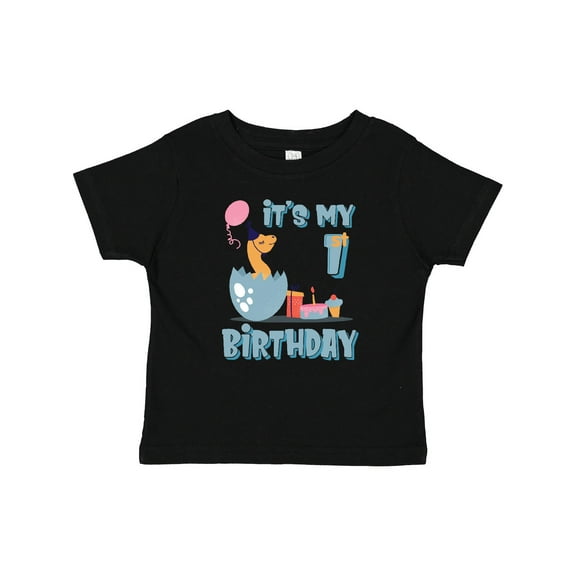 Inktastic Hatching Dinosaur 1st Birthday Boys or Girls Baby T-Shirt