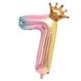 thumbnail image 2 of Agiferg Crown Number Foil Balloons Number Ballon Happy Birthday Party Decoration 32 Inch, 2 of 2