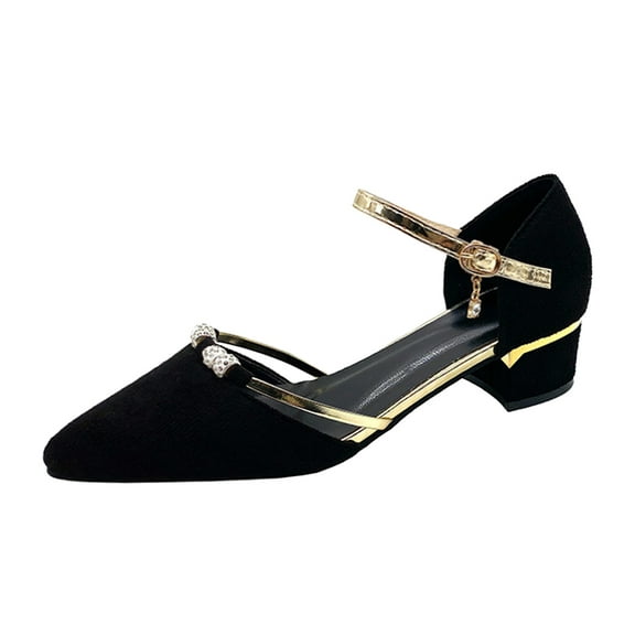 Htigea Women Low Kitten Heels Dress Pumps Wedding Evening Formal Elegant Closed Toe Shoes for Women Bride