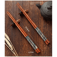 thumbnail image 3 of 2 Pairs Chopstick Reusable Chinese Chopsticks with Holder, Chinese Traditional Stylish Gift,B, 3 of 6