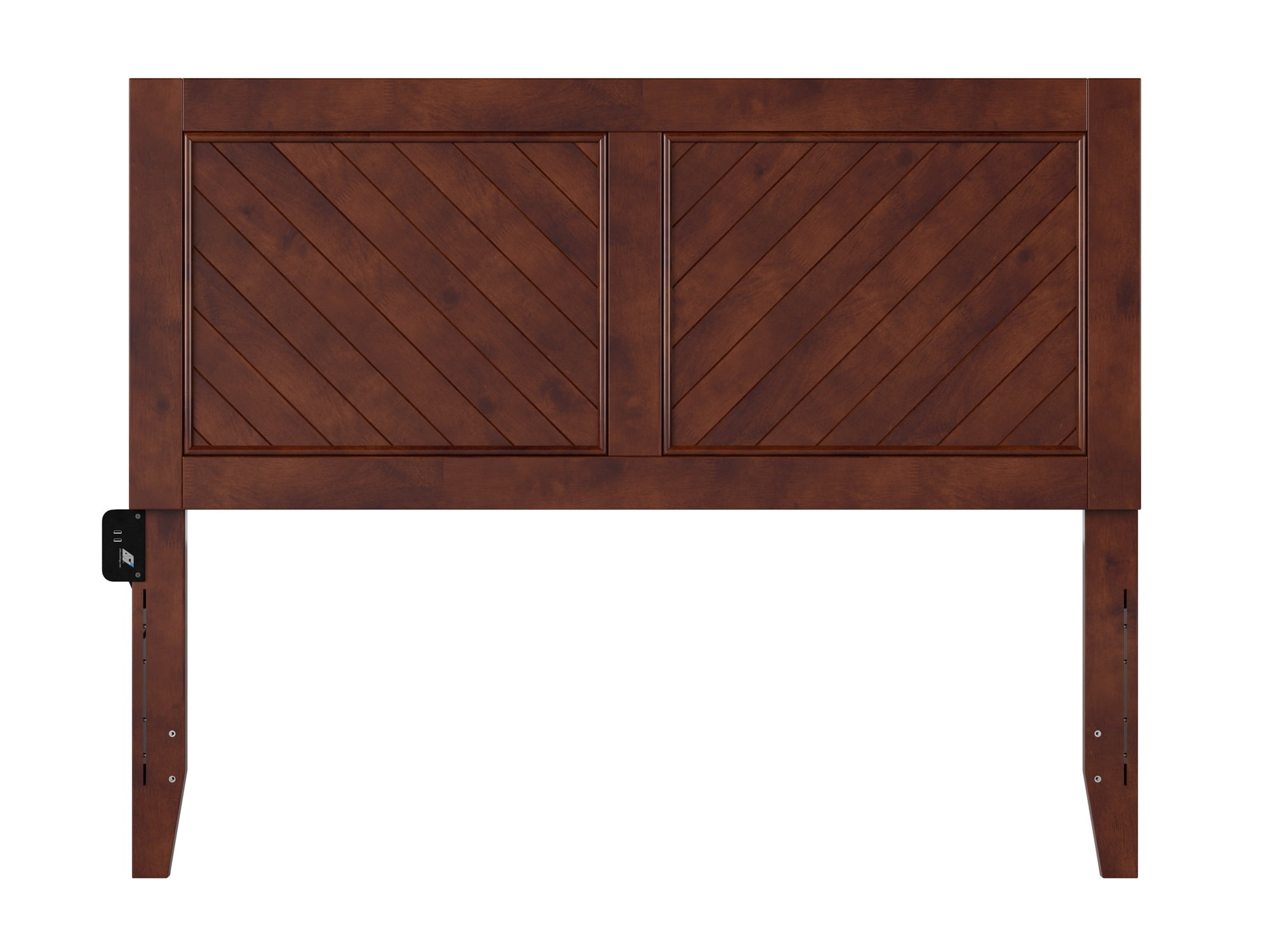 AFI Canyon Walnut Wood Rustic Farmhouse Headboard, Full