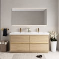 thumbnail image 6 of 72 - Inch Double Sink Bathroom Vanity with Pre - Assembled Base and Ample Storage for Organized Bathroom, 6 of 6