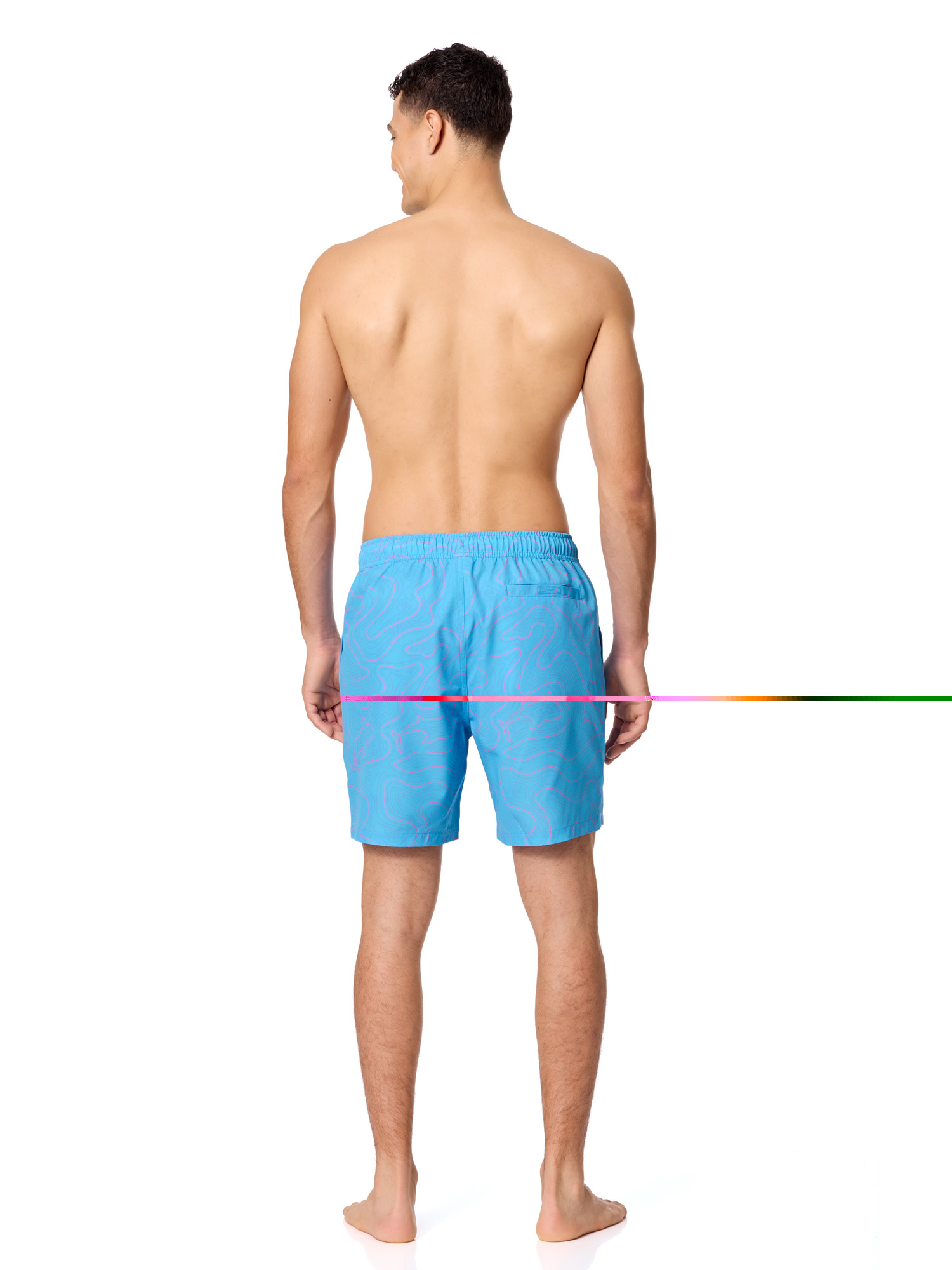 Rugged Shark Mens & Big Mens Swim Trunks, 7" Inseam, Sizes S-3XL