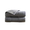 thumbnail image 2 of Modern Threads Aircloud 2-Pack Cotton Adult Bath Sheet, Charcoal, 2 of 2