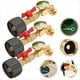 thumbnail image 1 of Adaptador de Codo para Recarga de Propano de 3 Piezas con Medidor de Tanque, Adaptador de Tanque de Propano para Tanque de 1 Lb, Medidor de Gas Propano Universal, 1 of 5