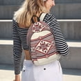 thumbnail image 6 of Naloa Fashion Tatreez Canvas Backpack for Men Women Rucksack Casual Travel Daypack College Tote Satchel Bookbag for Teens-Small, 6 of 7